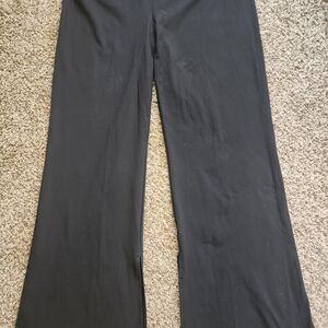 DSG Womens Momentum High Rise‎ Wide Leg Split Inseam Tight Pants Black XXL NWT